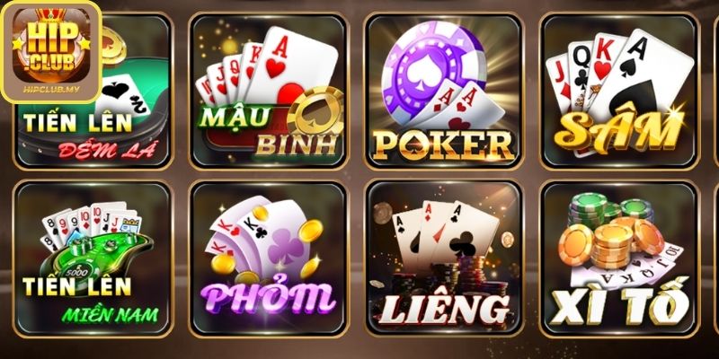 Các game đổi thưởng tại Hipclub